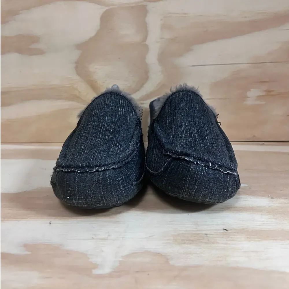 UGG Australia - Ascot - Moccasin Slipper - Gray - Men's - 10 - S/N 1011738